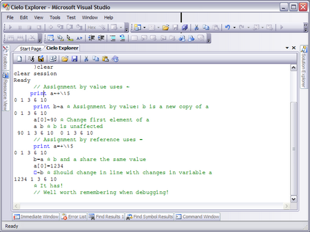 Figure 10: Assignment by value and reference