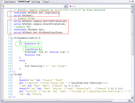 Figure 18: Legacy support