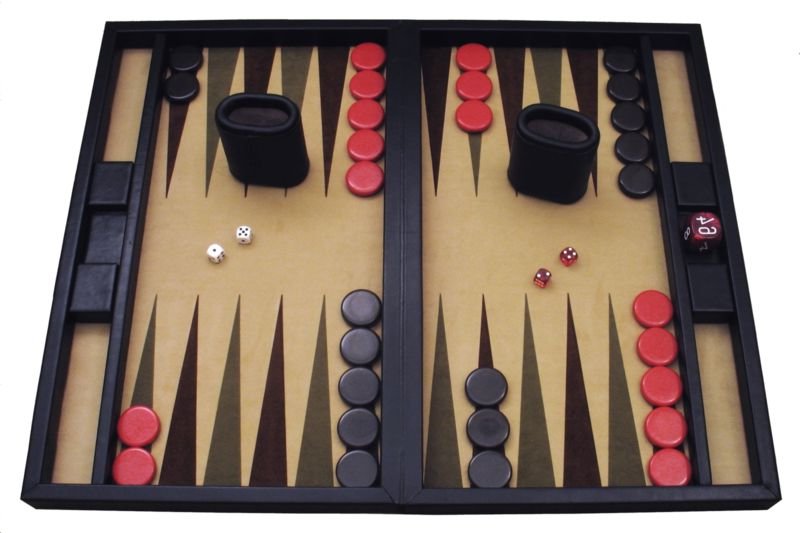 Backgammon board