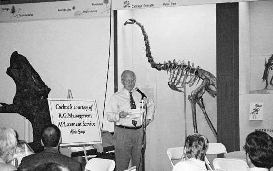 scene in dinosaur hall