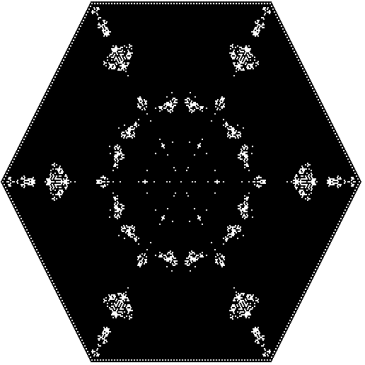 Figure of snowflake design