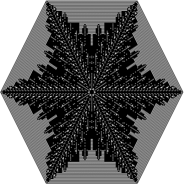 Figure of snowflake design