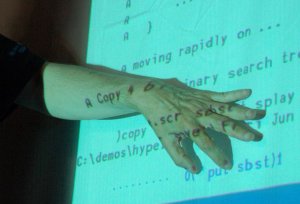 Illumination on hand