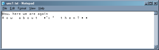 file in Notepad